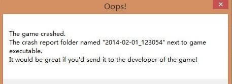 ̽ռ-the game crashed_վ