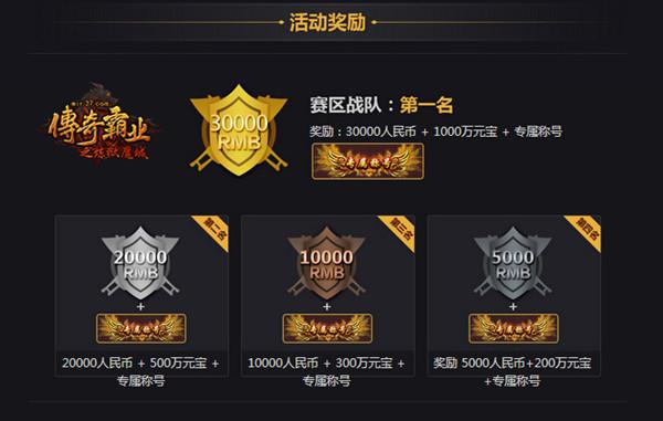 厲害了霸爺 37《傳奇霸業》5V5現金聯賽出師大捷_本站